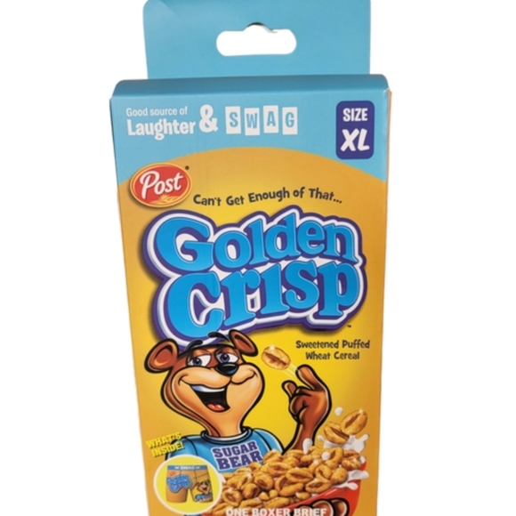 Men's boxer brief golden crisp size XL funny humorous gift - Picture 1 of 6